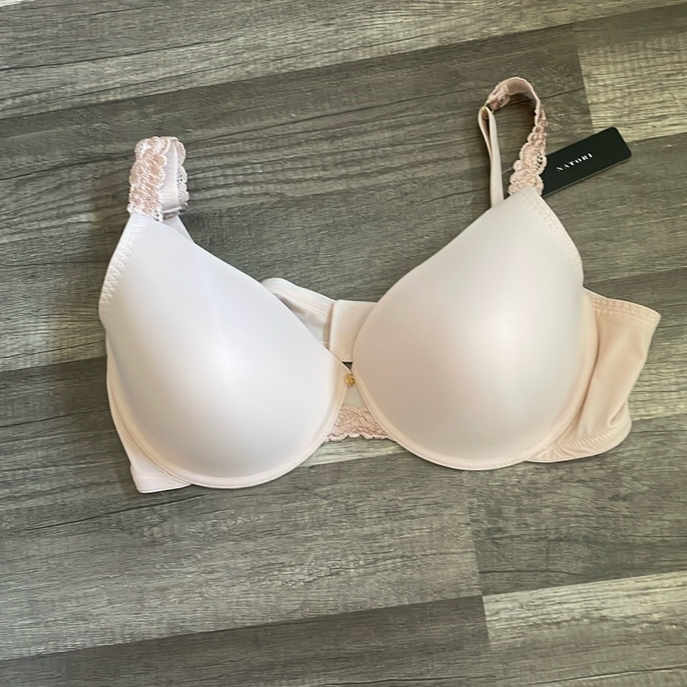NWT NATORI Body Double Contour Underwire BRA Cameo Rose 38DD